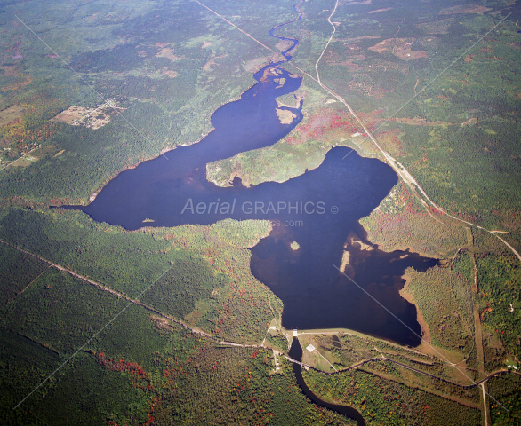 Alcona Dam Pond in Alcona County, Michigan